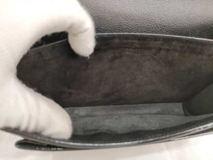 SAINT LAURENT YSL Leather Chain Shoulder Bag Black Shoulder Bag