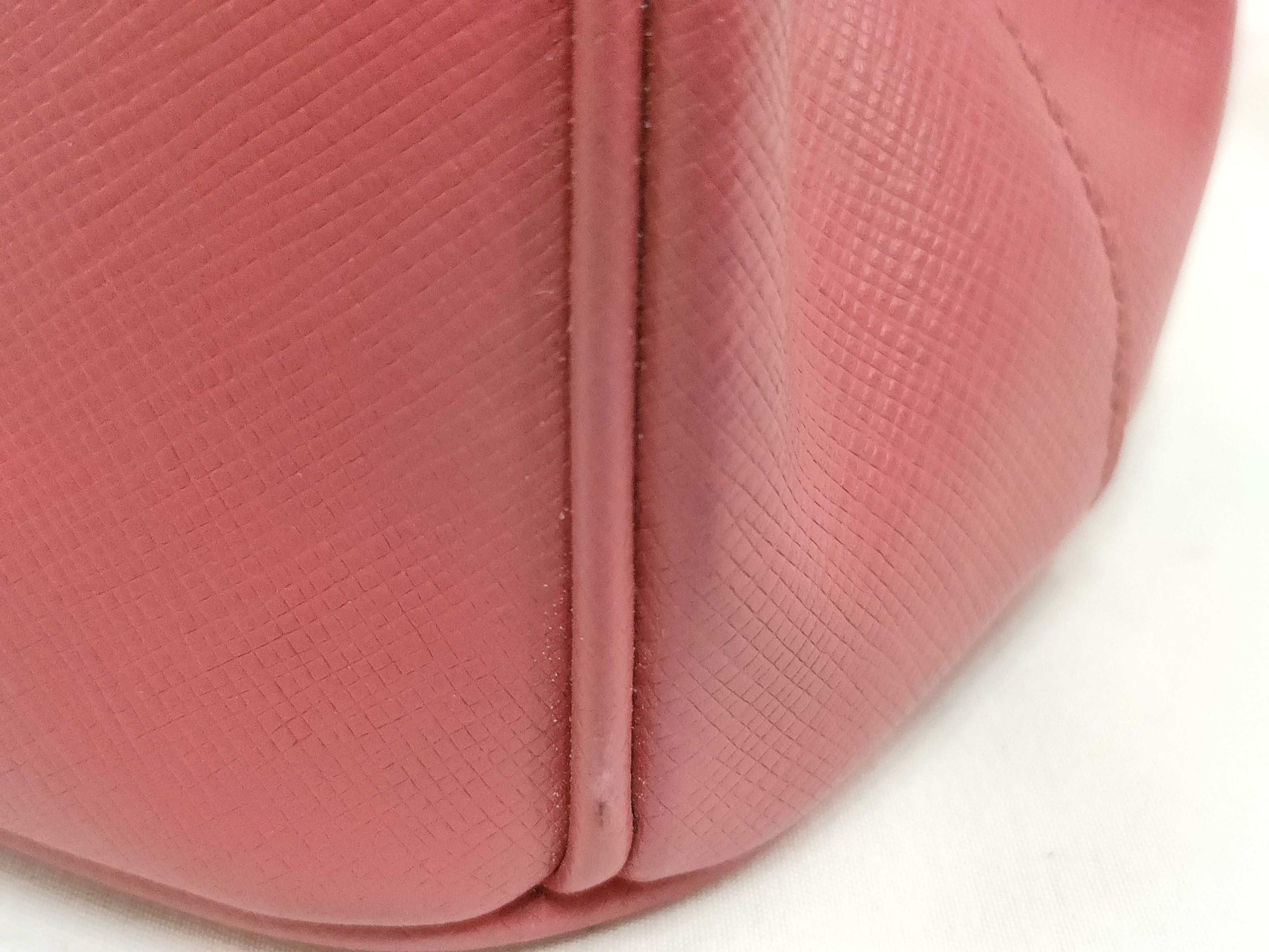 PRADA PRADA Saffiano Leather Pink 2-Way Shoulder Bag
