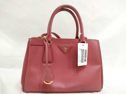 PRADA PRADA Saffiano Leather Pink 2-Way Shoulder Bag