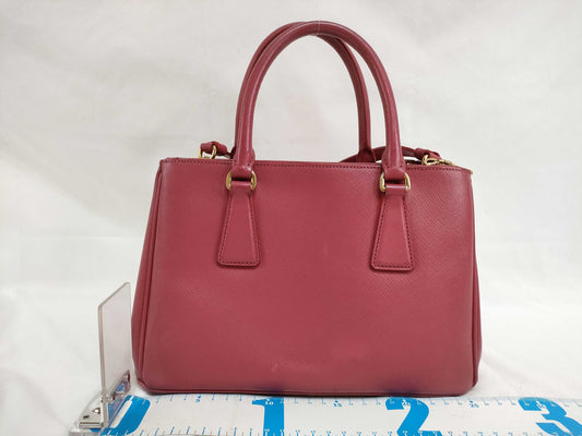 PRADA PRADA Saffiano Leather Pink 2-Way Shoulder Bag