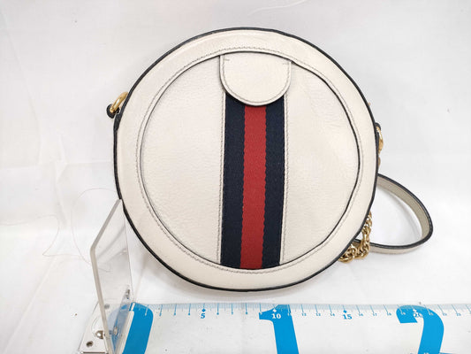 GUCCI Ophidia Mini Round Chain Shoulder Bag