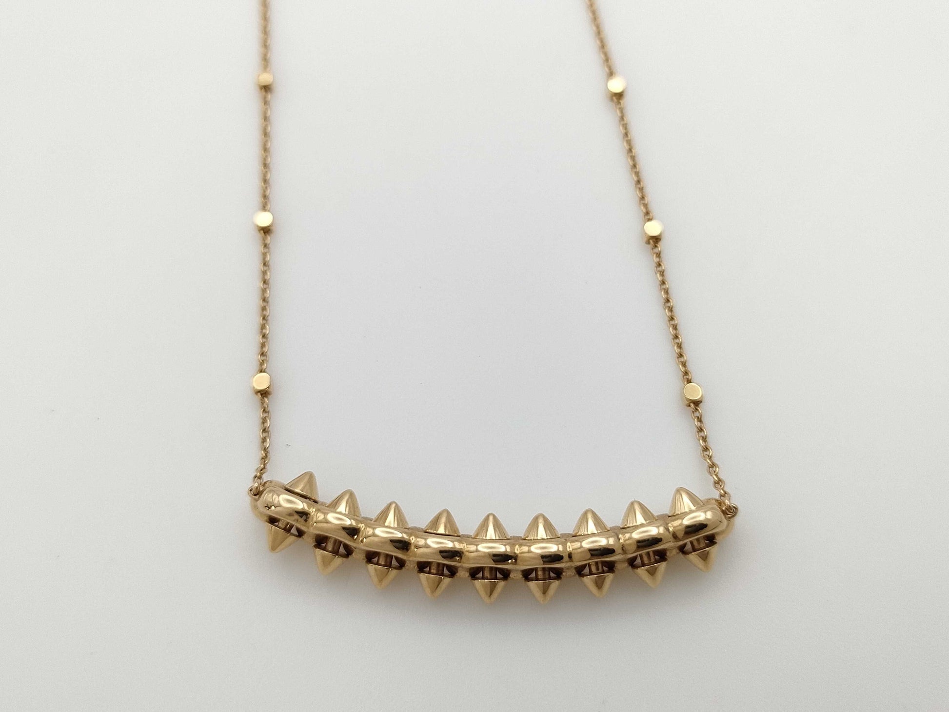 Cartier Crushed Diamond Necklace AU750 8.1g 