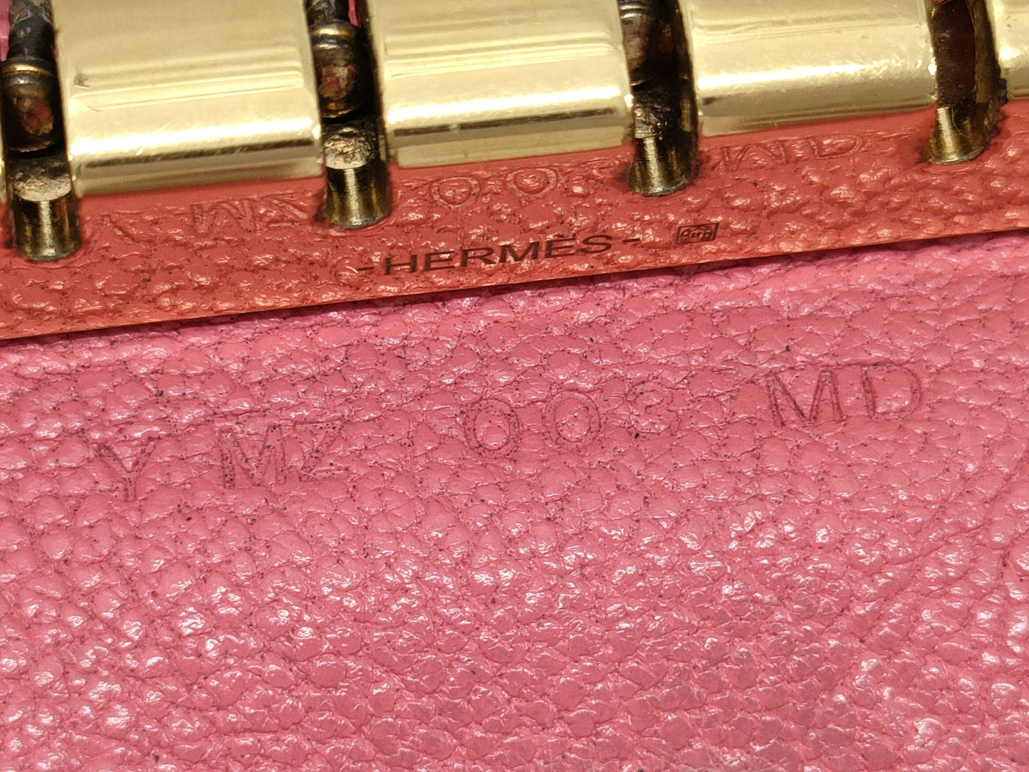 HERMES Bearn Key Case with Y Stamp, Key Case/Key Holder