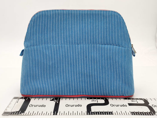 HERMES Bolide Canvas Pouch