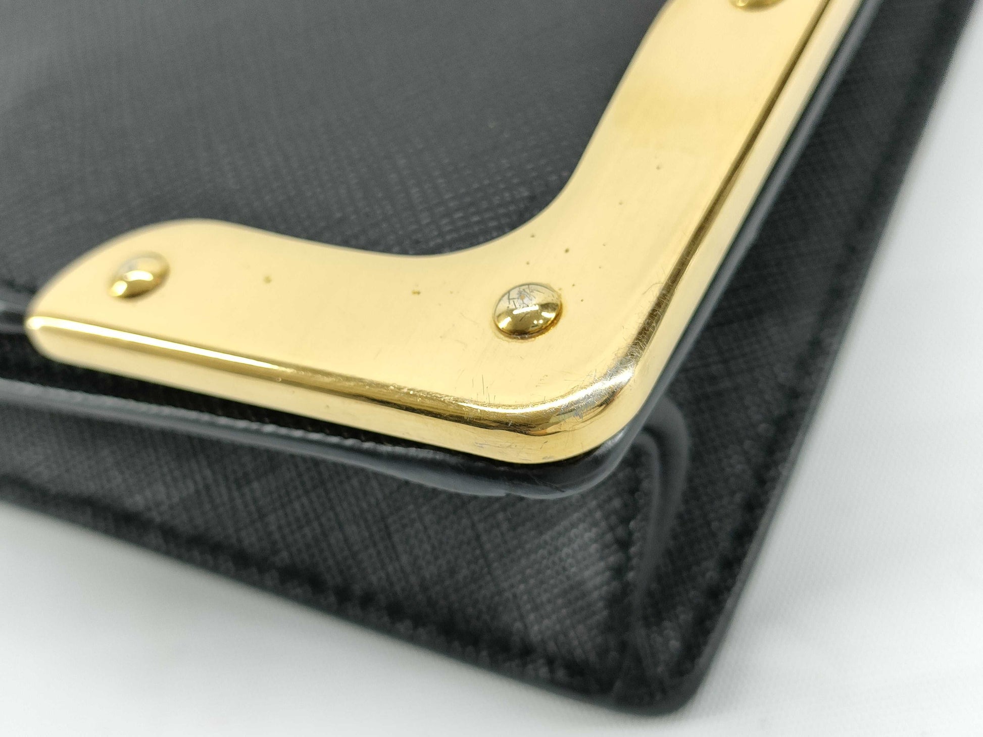 PRADA Saffiano Chain Shoulder Bag