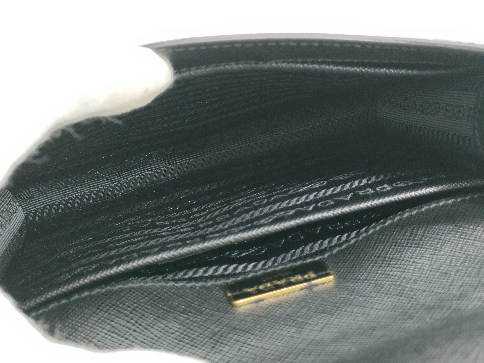 PRADA Saffiano Chain Shoulder Bag