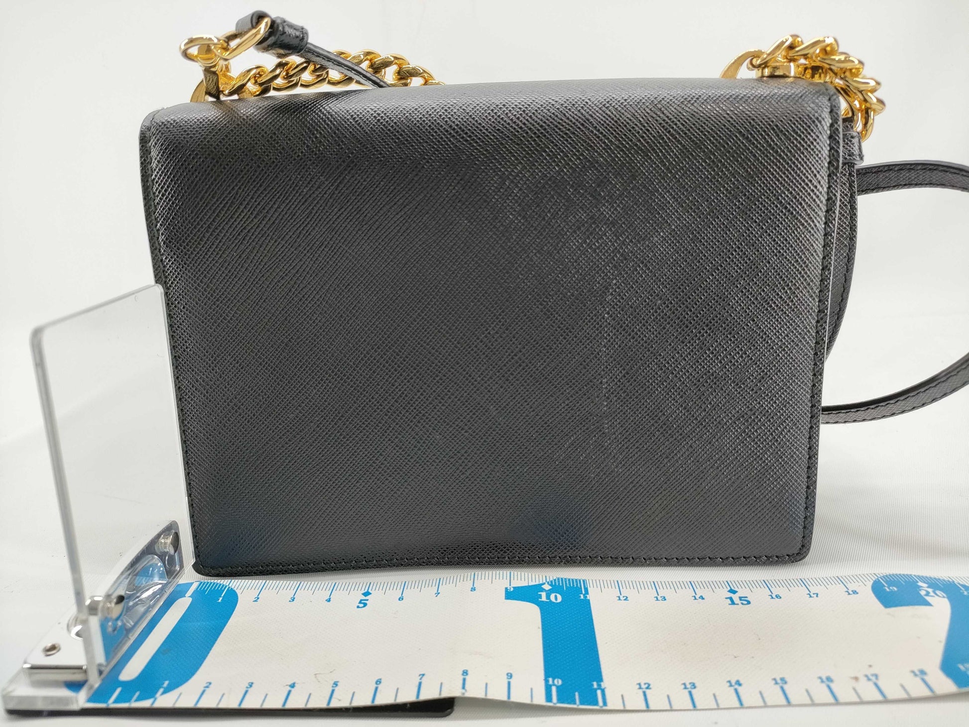 PRADA Saffiano Chain Shoulder Bag
