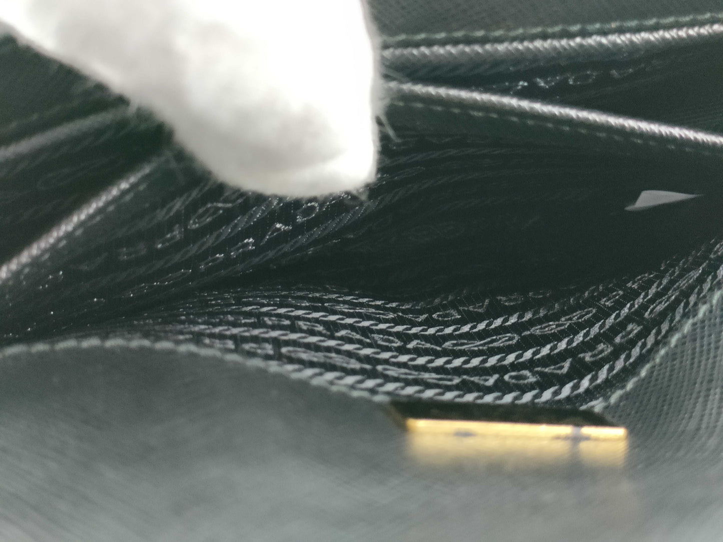 PRADA Saffiano Chain Shoulder Bag
