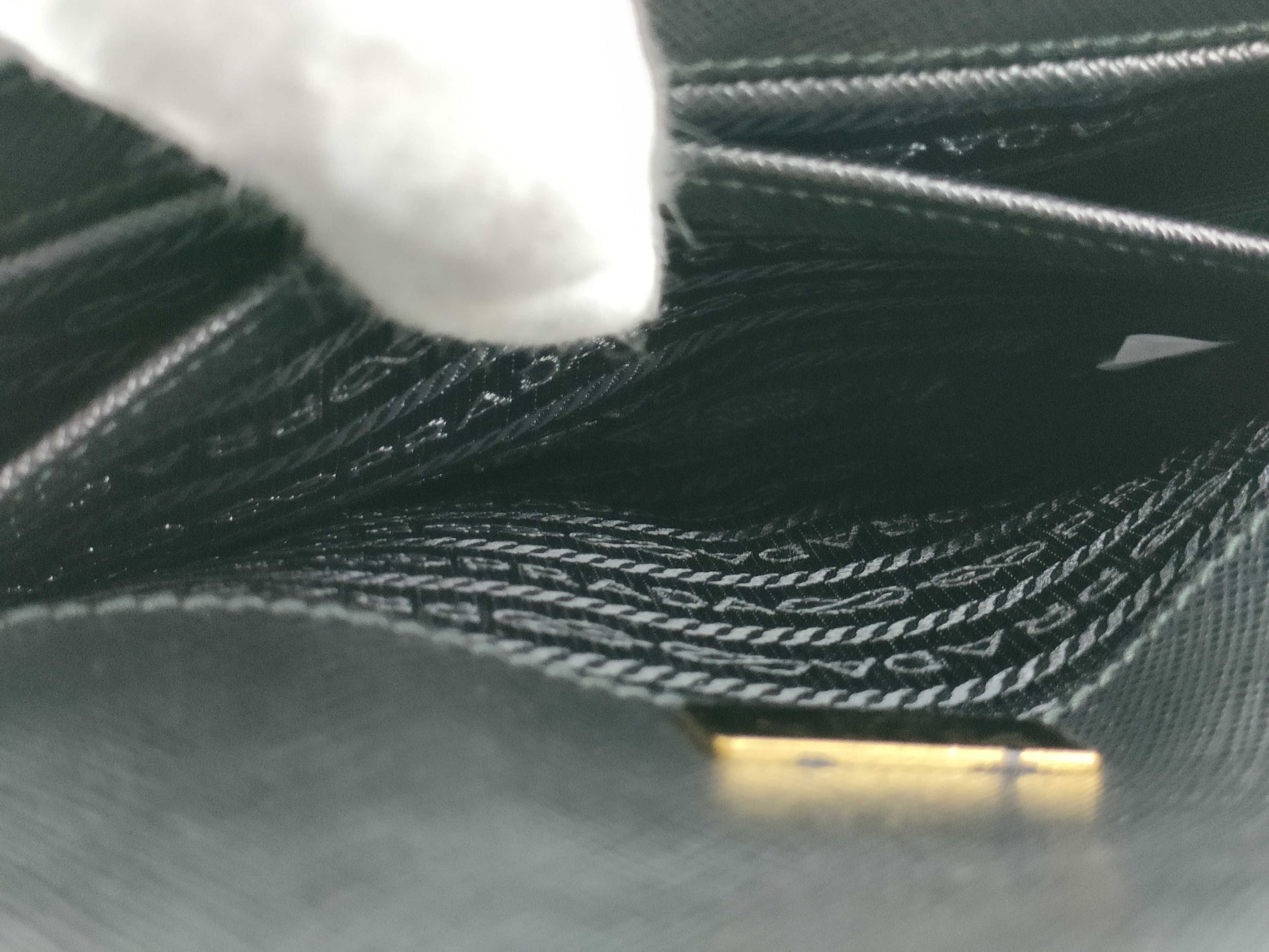 PRADA Saffiano Chain Shoulder Bag