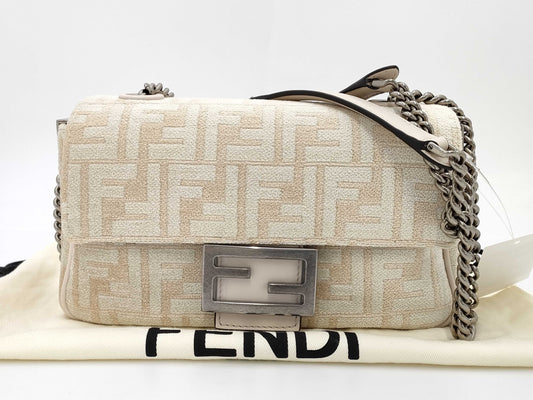FENDI Baguette FF Shoulder Bag