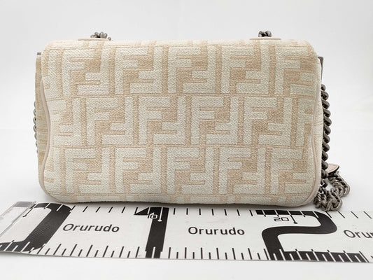 FENDI Baguette FF Shoulder Bag
