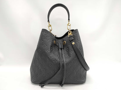 LOUIS VUITTON Monogram Empreinte M45256 NeoNoe Handbag RFID Bag