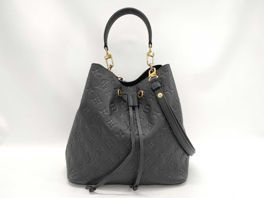 LOUIS VUITTON Monogram Empreinte M45256 NeoNoe Handbag RFID Bag