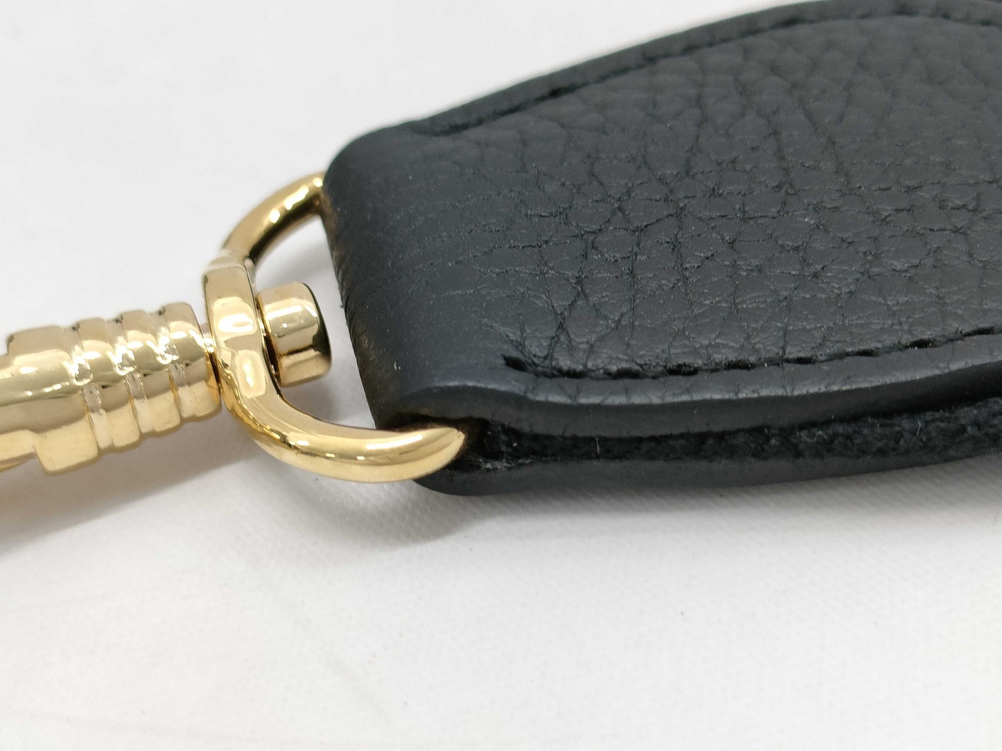HERMES Evelyn □A Stamp Black Gold Hardware Shoulder Bag