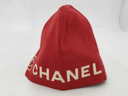 CHANEL Sports Line Logo Beanie Hat Cap Other Accessories