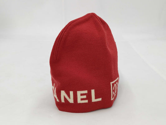 CHANEL Sports Line Logo Beanie Hat Cap Other Accessories