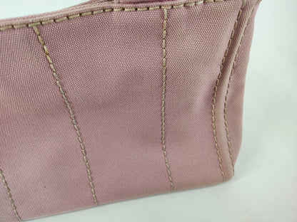 PRADA Canapa Pink Tote Bag 1BG439