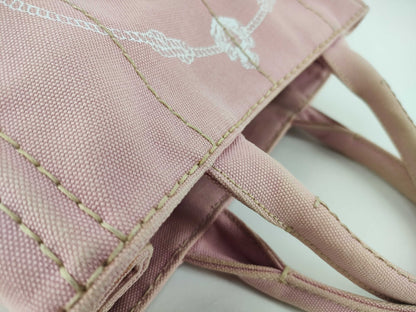PRADA Canapa Pink Tote Bag 1BG439