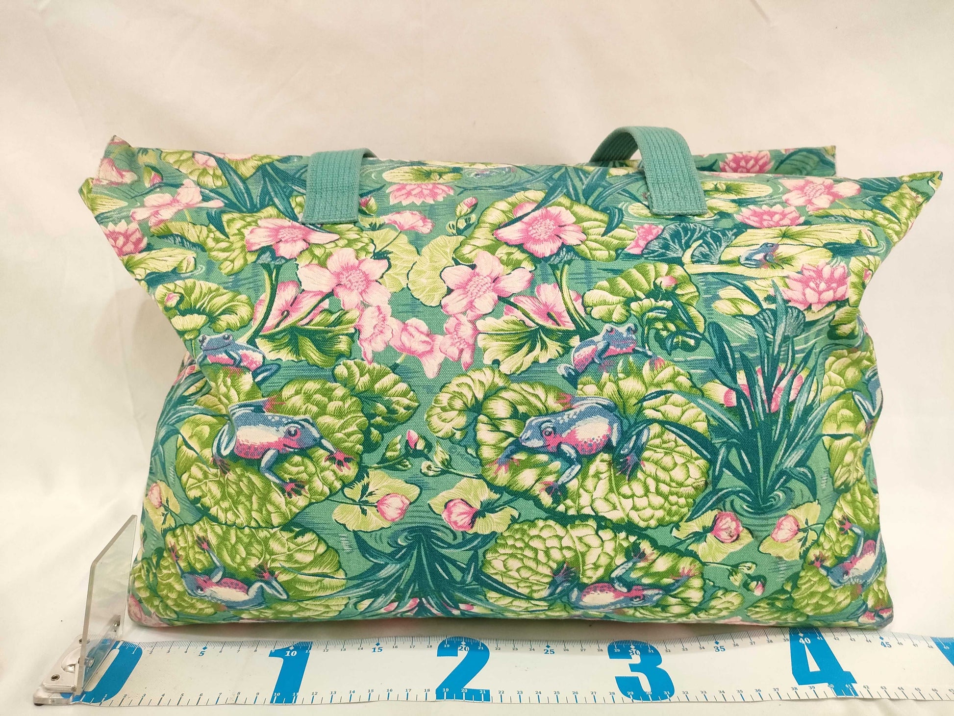 HERMES Frog Flower Tote Bag Tote Bag