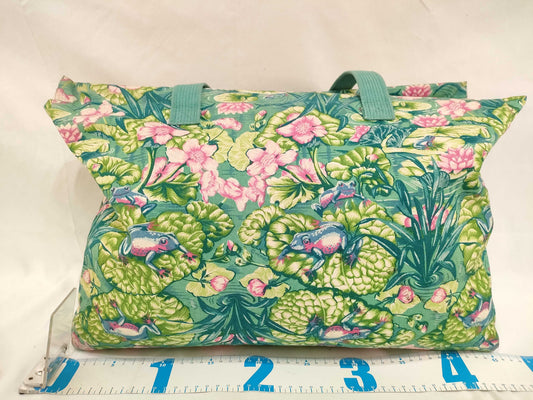 HERMES Frog Flower Tote Bag Tote Bag