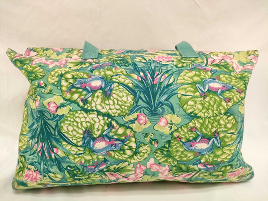 HERMES Frog Flower Tote Bag Tote Bag