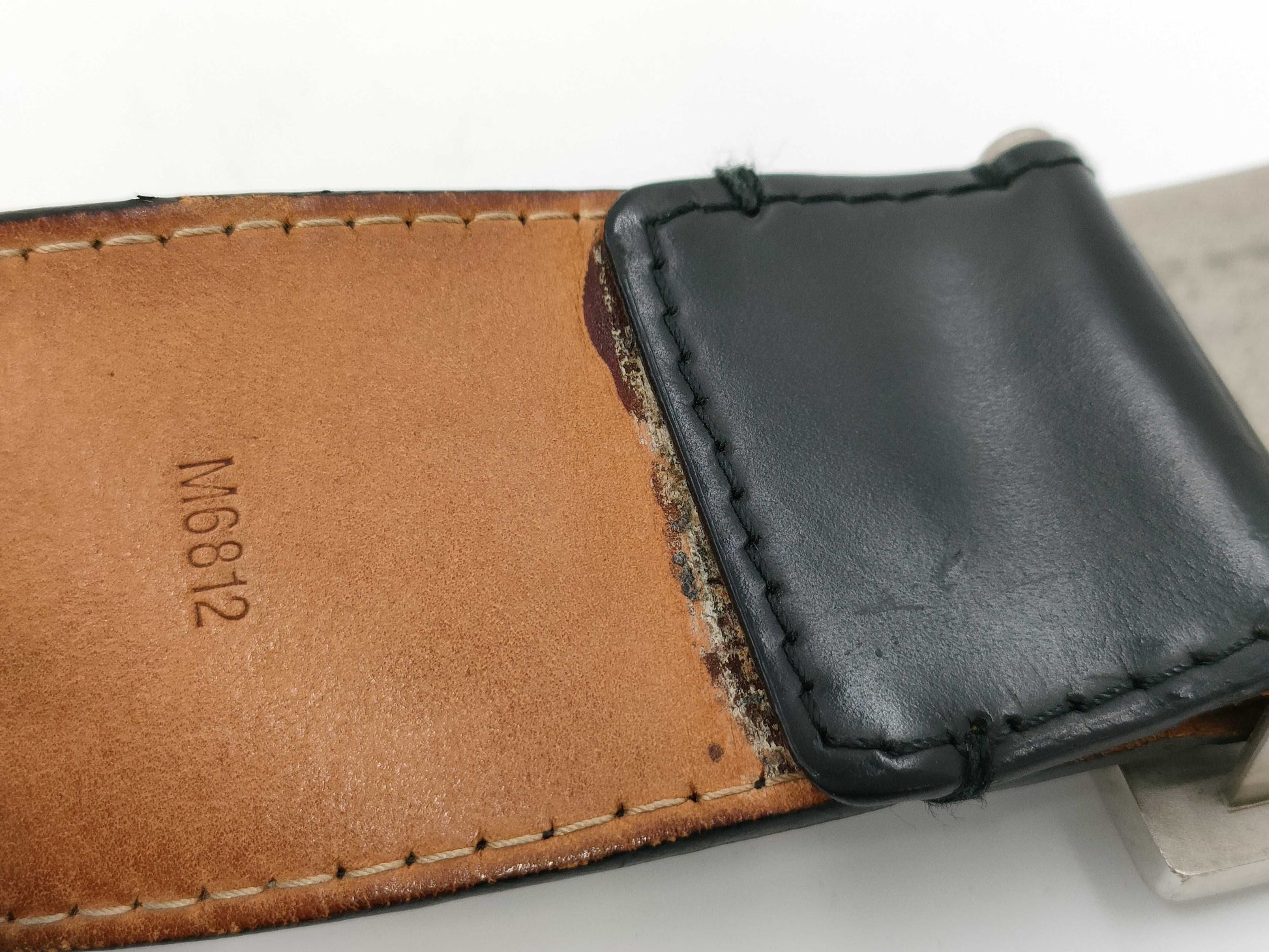LOUIS VUITTON Santur Jeans Belt M6812 Belt