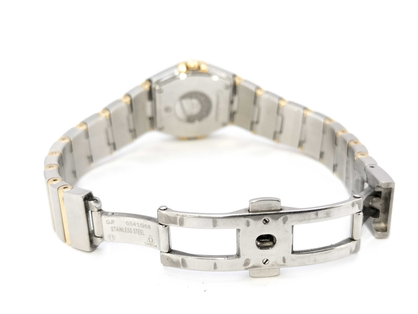 OMEGA Brushed 123.20.24.60.55.002 92537474 Quartz Shell Dial Women's Watch