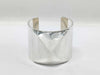HERMES HERMES Medor Stud Wide Bangle Silver 180g Bracelet/Bangle