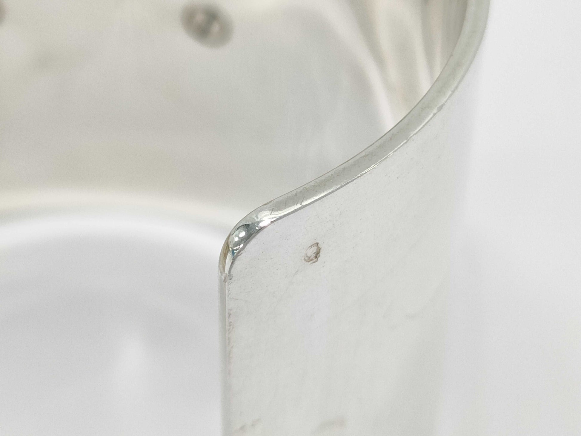 HERMES HERMES Medor Stud Wide Bangle Silver 180g Bracelet/Bangle