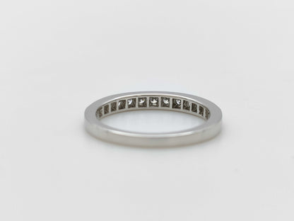 Tiffany & Co. Tiffany & Co. Half Eternity Diamond Ring, PT950, 3.0g 