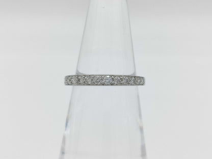 Tiffany & Co. Tiffany & Co. Half Eternity Diamond Ring, PT950, 3.0g 