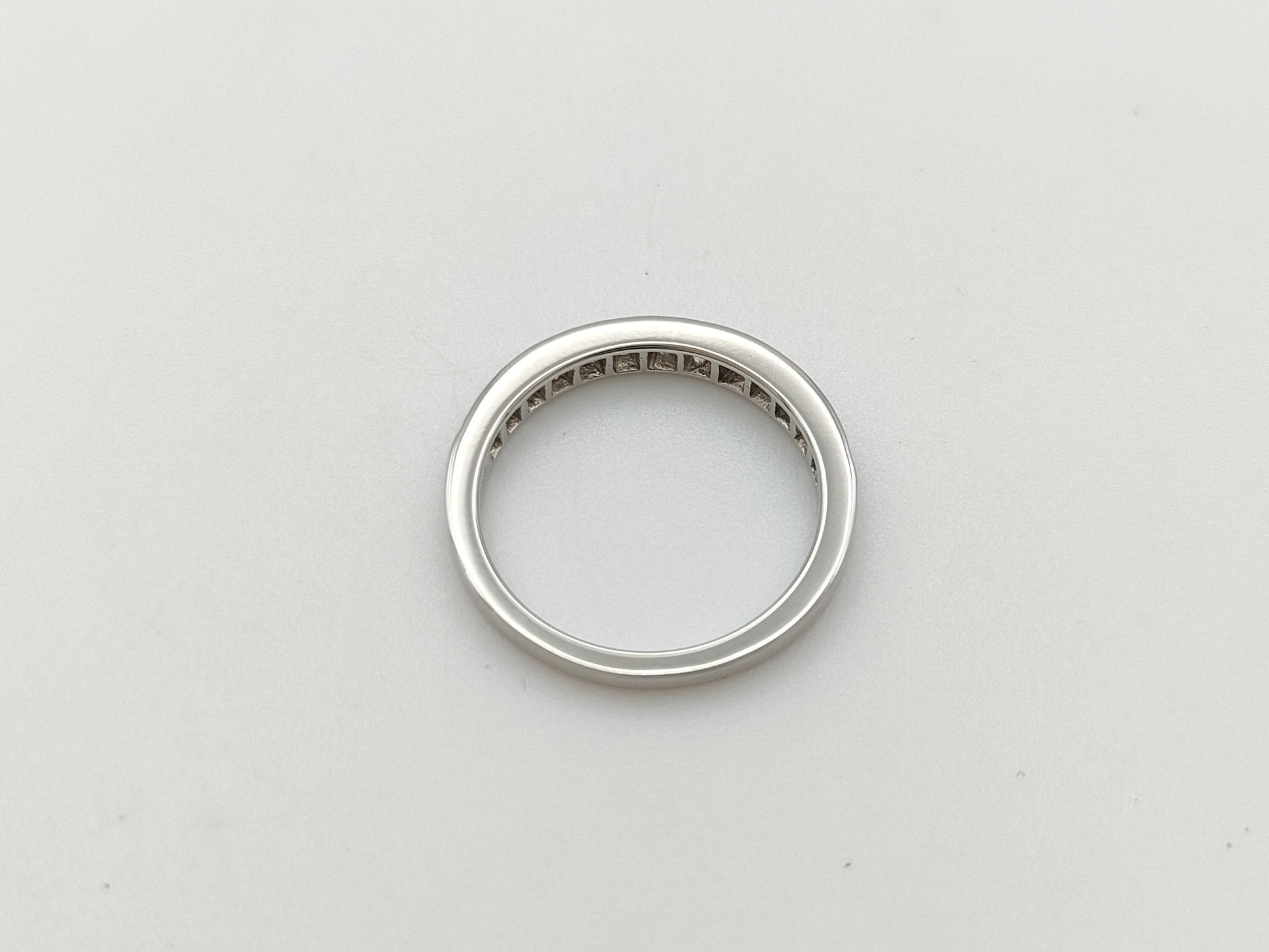 Tiffany & Co. Tiffany & Co. Half Eternity Diamond Ring, PT950, 3.0g 