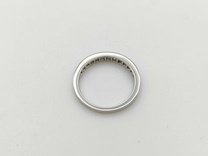 Tiffany & Co. Tiffany & Co. Half Eternity Diamond Ring, PT950, 3.0g 