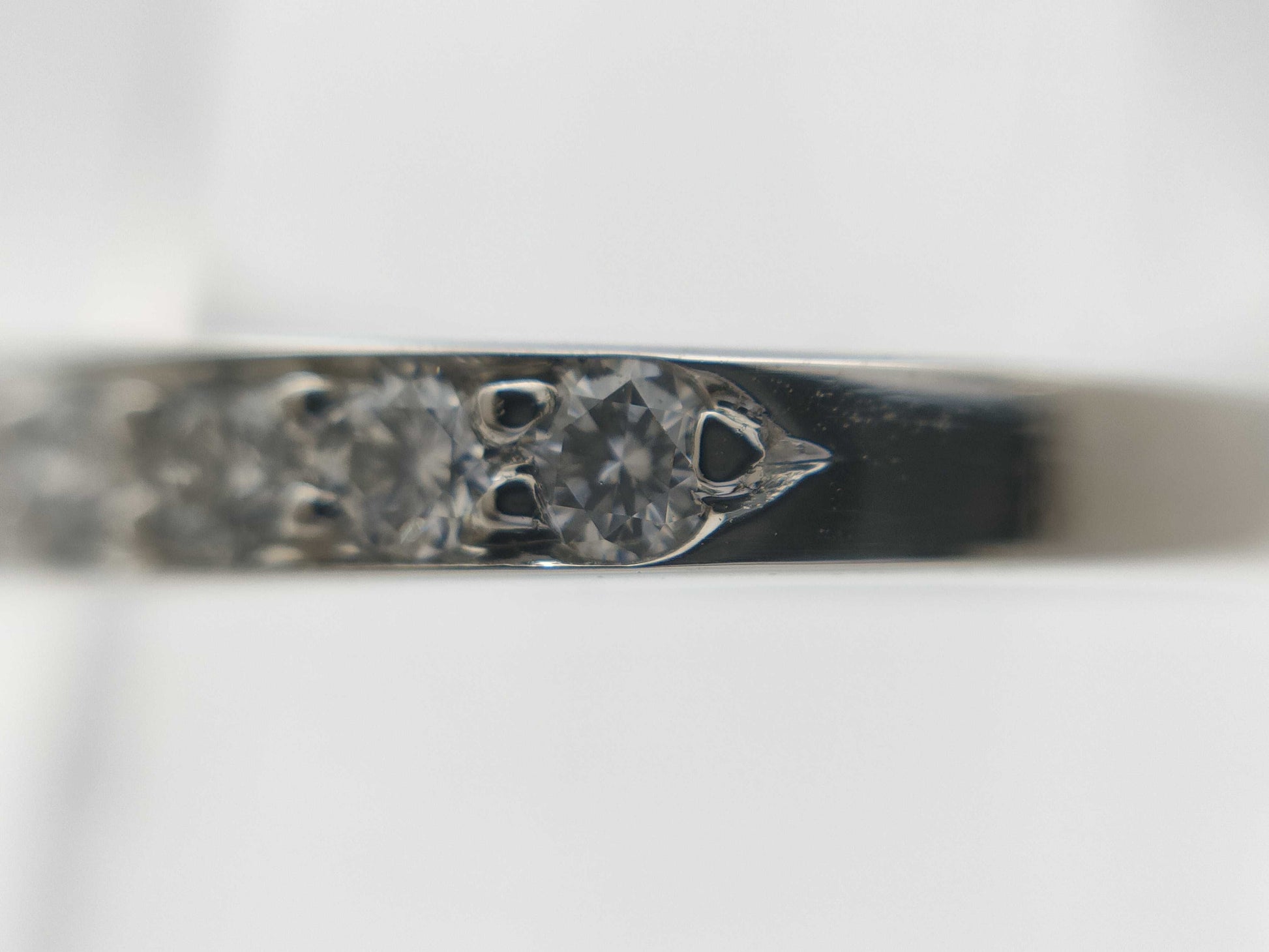 Tiffany & Co. Tiffany & Co. Half Eternity Diamond Ring, PT950, 3.0g 