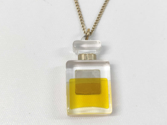 CHANEL CHANEL Necklace Perfume Small Size Coco Mark Necklace