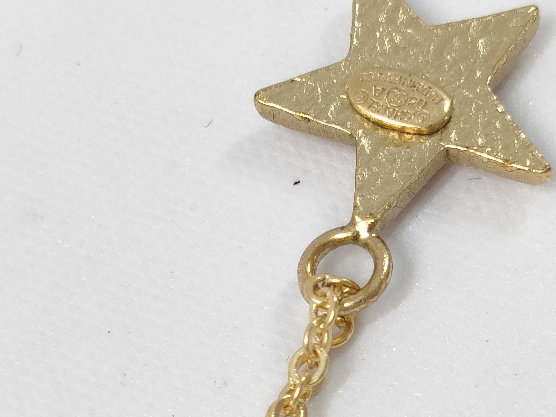 CHANEL CHANEL Necklace Star 03A Coco Mark Pink Necklace