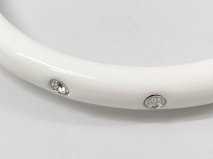 CHANEL CHANEL Bangle Bracelet 00A Black White 2-Piece Bracelet