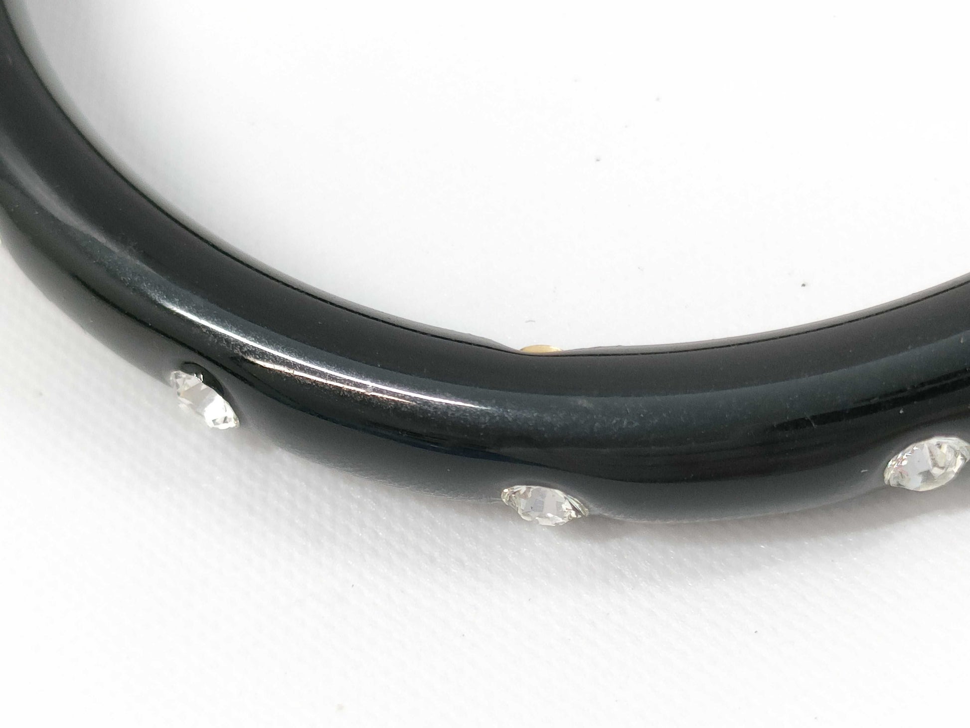 CHANEL CHANEL Bangle Bracelet 00A Black White 2-Piece Bracelet
