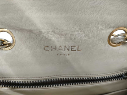 CHANEL Matte Lace Shoulder Bag