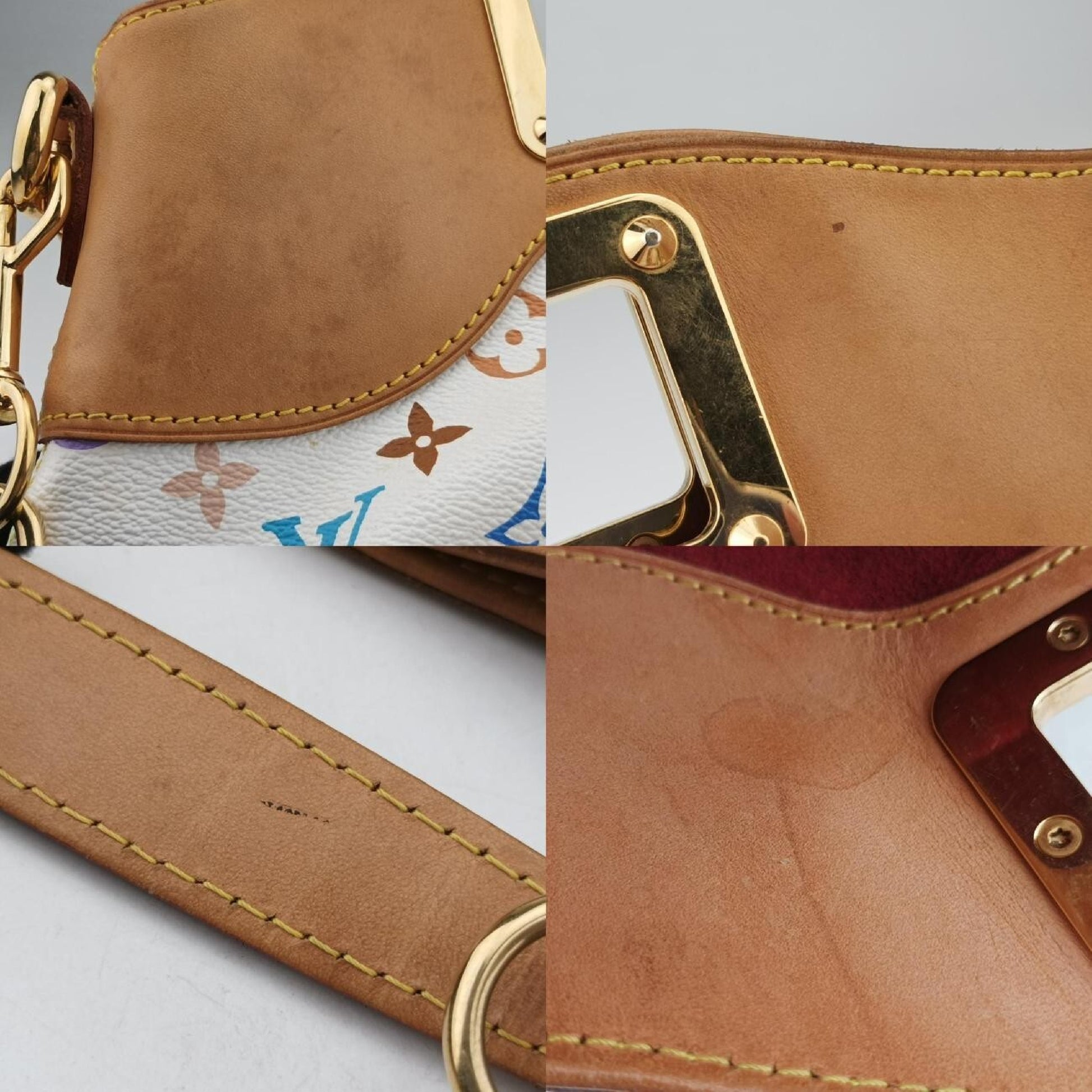 LOUIS VUITTON Judy MM Bron Monogram Multicolore M40255 TR4190 Shoulder Bag