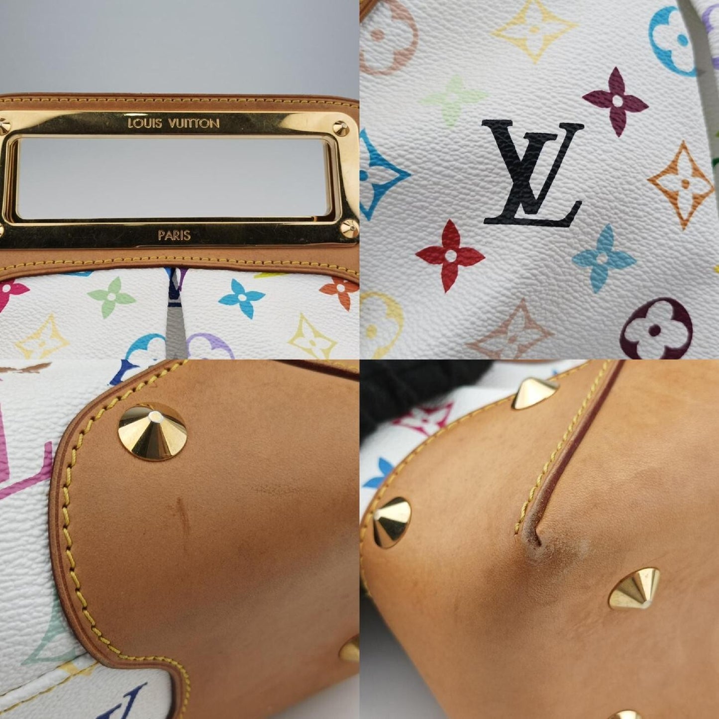 LOUIS VUITTON Judy MM Bron Monogram Multicolore M40255 TR4190 Shoulder Bag