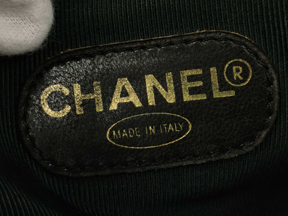 CHANEL CHANEL Supermodel Caviar Skin Chain Tote Bag with Seal and Card, No. 4, Turn Lock
