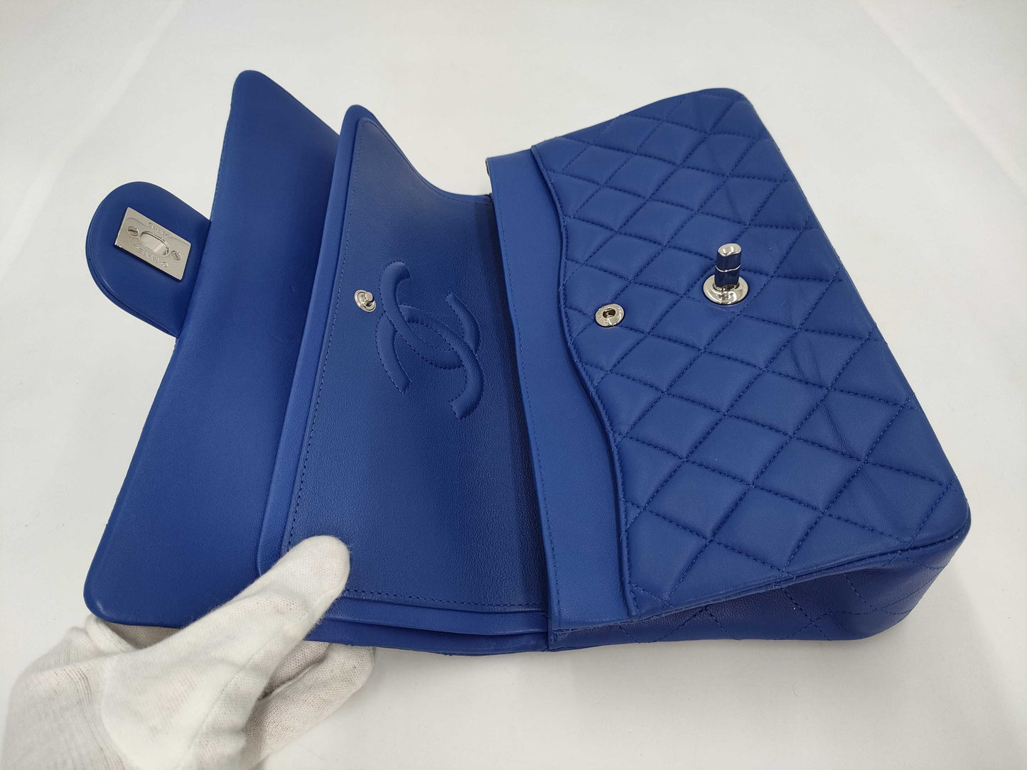 CHANEL Matte Lace Shoulder Bag Bag