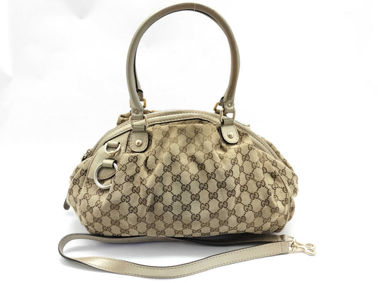 GUCCI GG Canvas Gucci Hand Shoulder Bag Shoulder Bag