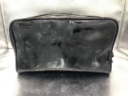 CHANEL Coco Mark Pouch with Serial Seal 3628483 Patent Leather Black Pouch