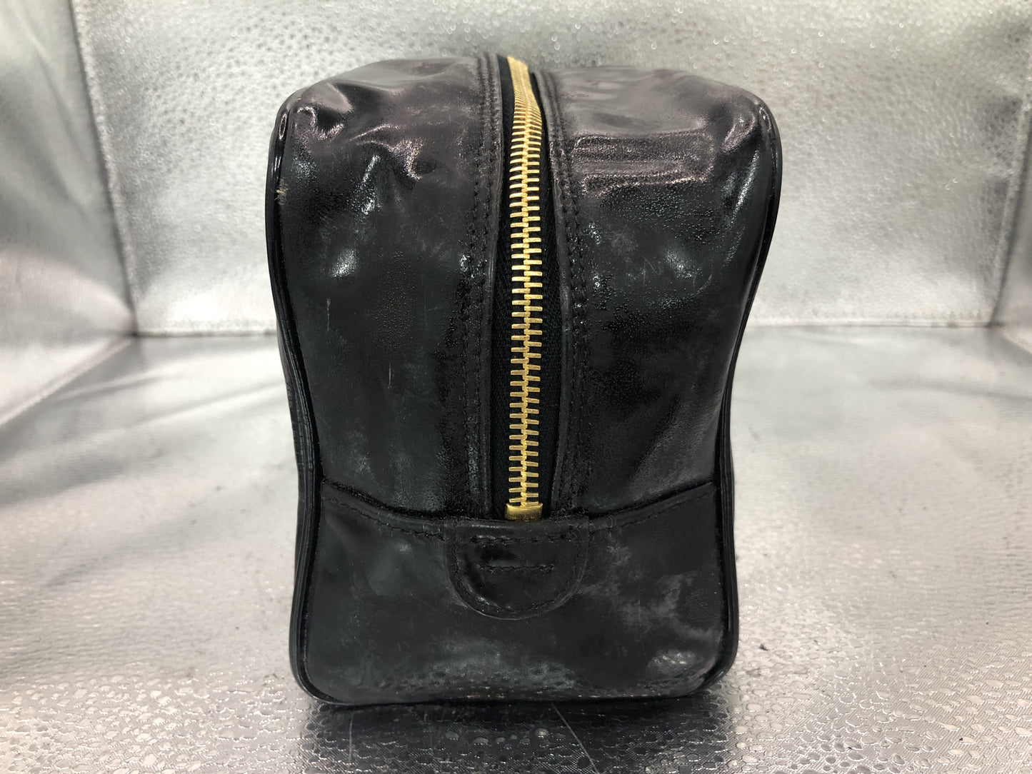 CHANEL Coco Mark Pouch with Serial Seal 3628483 Patent Leather Black Pouch