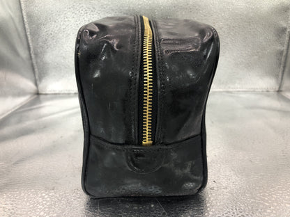CHANEL Coco Mark Pouch with Serial Seal 3628483 Patent Leather Black Pouch
