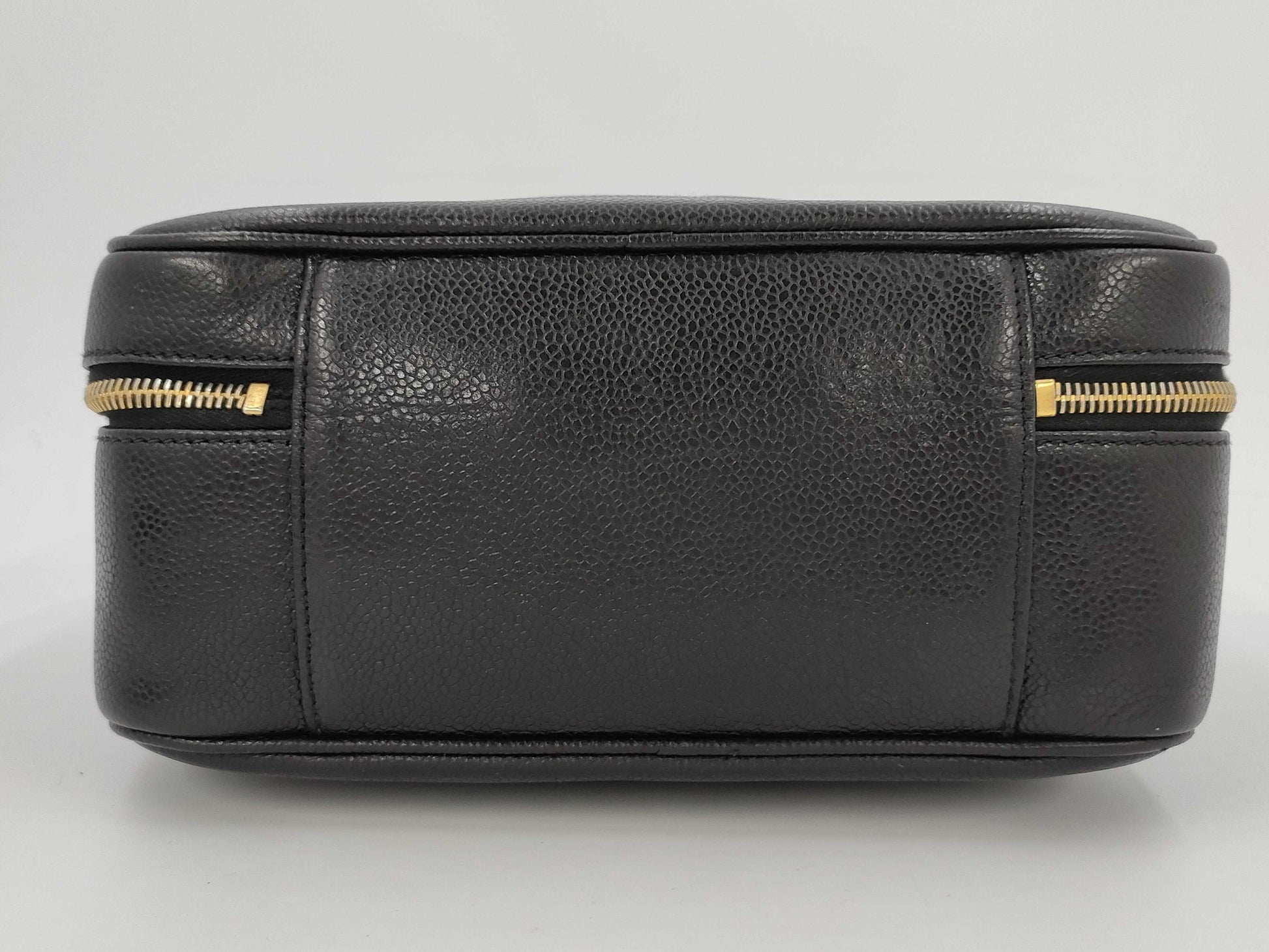 CHANEL Coco Mark 2-way Caviar Skin Hand/Shoulder Vanity Bag 4502965 Handbag