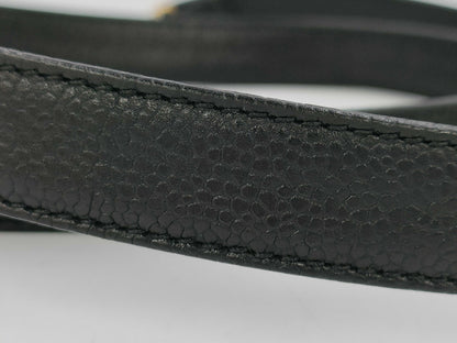 CHANEL Coco Mark 2-way Caviar Skin Hand/Shoulder Vanity Bag 4502965 Handbag