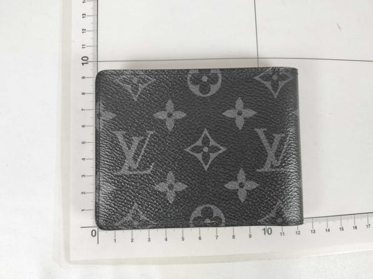 LOUIS VUITTON M61695 Monogram LOUIS VUITTON Portefeuille Multiple Monogram Eclipse M61695 Wallet